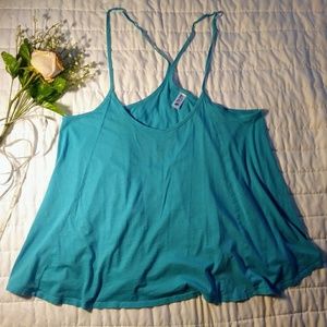 Victoria Secret Tee Shop Flowy Cropped Tank Top